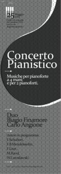 Biagio Finamore e Carlo Angione - Musiche per pianoforte a 4 mani e per 2 pianoforti