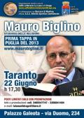 Mauro Biglino - Prima Tappa in Puglia il 22 Giugno a Taranto