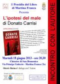 Donato Carrisi presenta L'ipotesi del male 