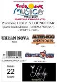 Festa Della Musica Europea - Postazione Liberty Lounge Bar