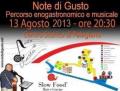 Note di Gusto - Percorso enogastronomico e musicale