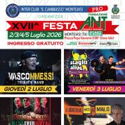 XVII^ FESTA PRO-ANT 2026 - MONTEIASI (TA), 2-3-4-5 LUGLIO