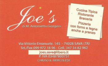 Joe'S pizzeria