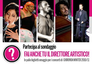 Sondaggio Ghironda Winter- Fai anche tu il direttore artistico!