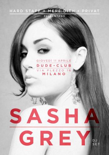 Sasha Grey Dj Set in Italia, appuntamenti anche nel sud? 