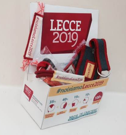 PROFITOPIA IN CORSO: Parte la campagna merchandising: 100% responsabilità sociale per LECCE2019