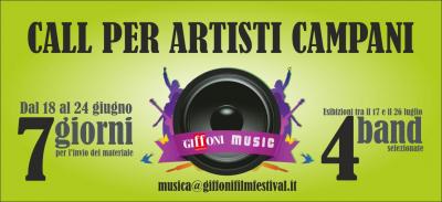 Lo spin-off musicale del Giffoni Film Festival lancia una "Call" per selezionare quattro band - o artisti solisti - che faranno parte del cast ufficiale del Giffoni Music Concept 