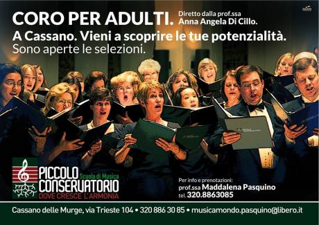 Selezione componenti coro per adulti