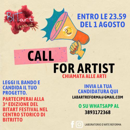 CALL for artist  BITart Festival