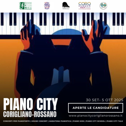 Piano City di Corigliano Rossano 2025 / Candidature