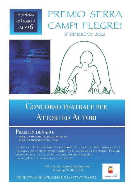 Sesto Premio Nazionale Serra-Campi Flegrei. Aperto il bando