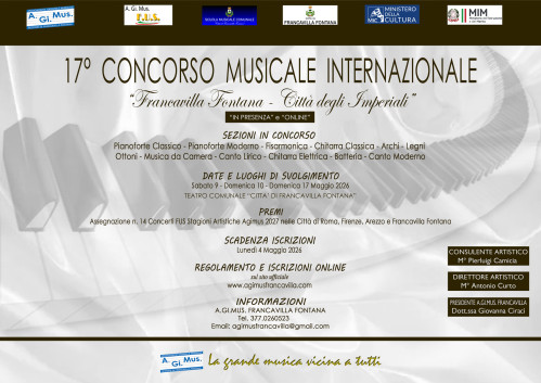 17° Concorso Musicale Internazionle "Francavilla Fontana - Città degli Imperiali"