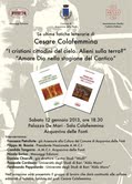 Le ultime fatiche letterarie di Cesare Colafemmina