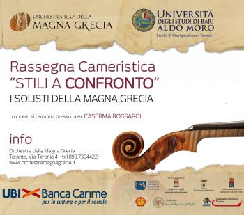 Stili a Confronto: l'ICO Magna Grecia e Haydin, Mozart, Bliss e Boccadoro