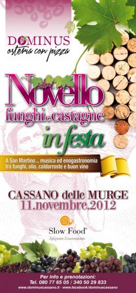 San Martino 2012: Novello, Funghi e Castagne in festa.