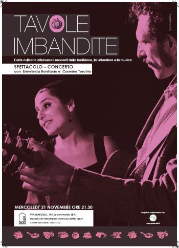 Tavole imbandite – Spettacolo concerto con buffet