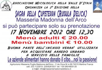 2° Sagra Della Coppitella (Russula Delica)