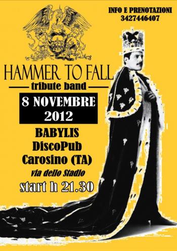 Hammer To Fall - Queen Tribute Band live