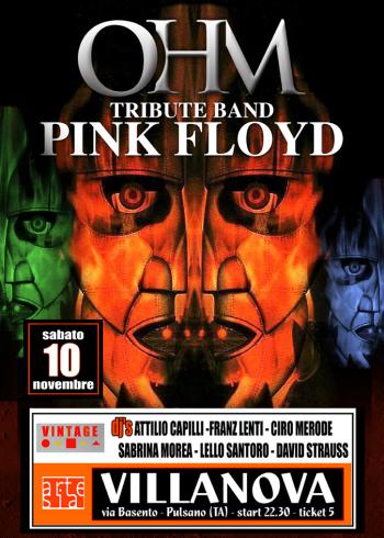 Vintage Night con OHM "Italian Pink Floyd" in concerto + dj set con Capilli/Lenti/Merode/Morea/Santoro/Strauss