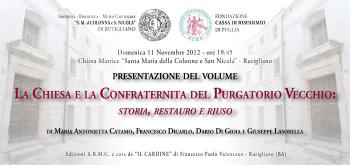 Presentazione Libro su Purgatorio Vecchio di Rutigliano 
