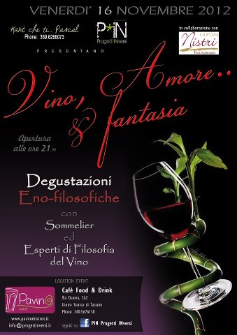 Cocktail Filosofico: Vino, Amore & Fantasia