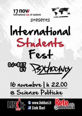 International Students fest - Facoltà di Scienze Politiche in dj-set