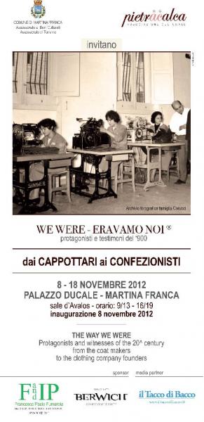 We Were, mostra fotografica del '900 - chiusura in vernacolo con l'accademia della cutizza