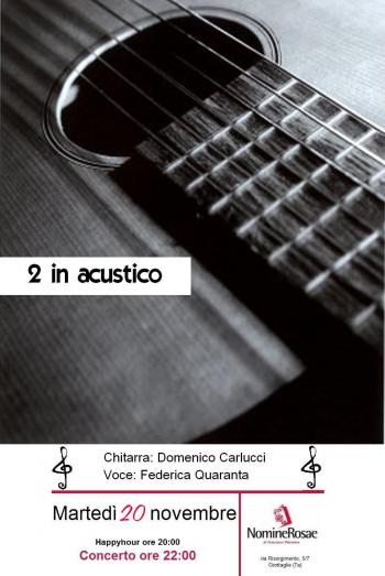 2 in Acustico in concerto