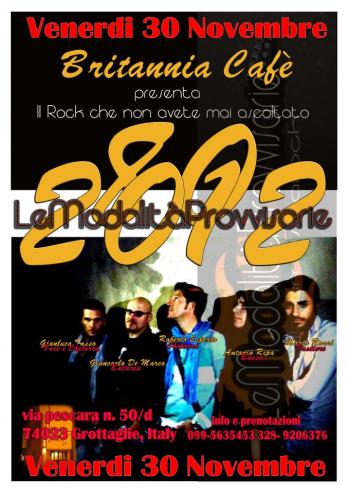 Lemodalitàprovvisorie live