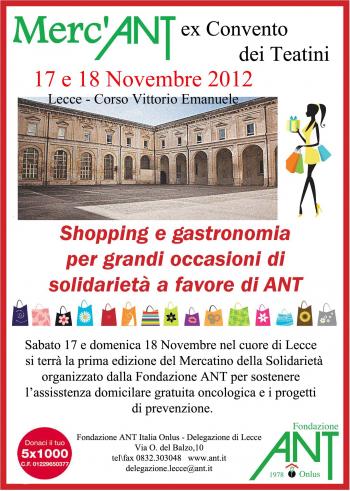Merc’Ant - mercatino delle solidarietà