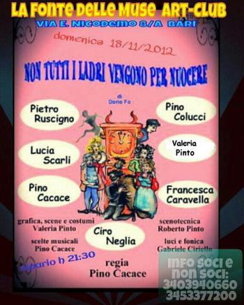 Non tutti i ladri vengono per nuocere di Dario Fo