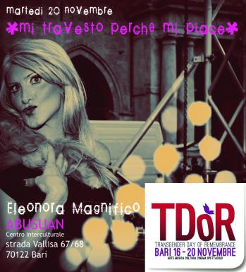 TDOR -Trensgender Day of Remebrance con Eleonora Magnifico