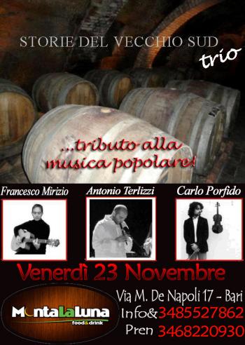 Storie Del Vecchio Sud Trio 