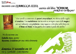 Isabella Izzo presenta il  suo libro “Habor, storia di un regno”