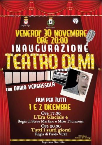 Inaugurazione del Teatro Olmi