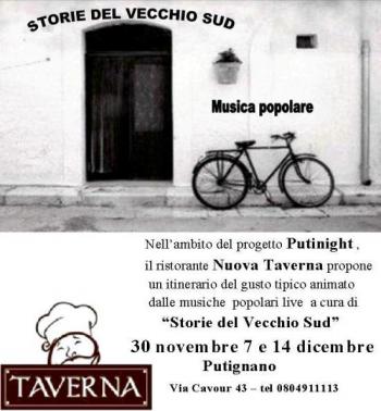 Storie del vecchio sud in concerto per sapori antichi della prima vigilia