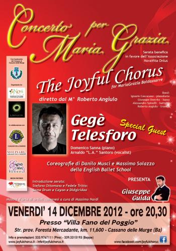 The Joyful Chorus & Gegè Telesforo in "Concerto per MariaGrazia"