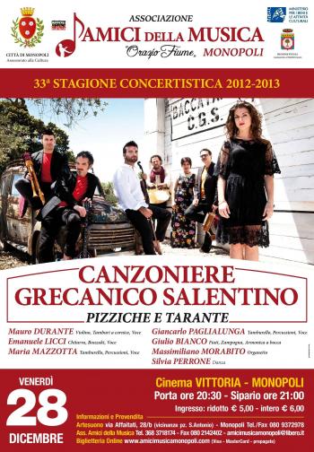 Canzoniere Grecanico Salentino in concerto