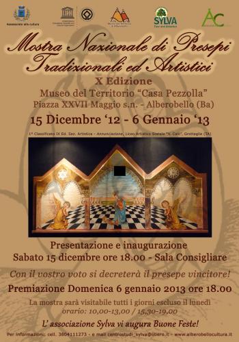 X Mostra Nazionale di Presepi Tradizionali ed Artistici