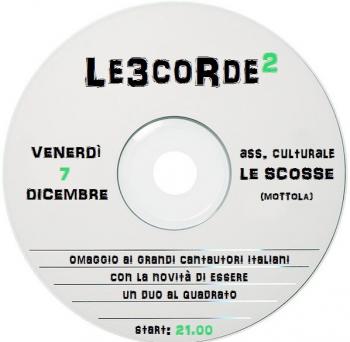 Le3corde al quadrato - Omaggio ai grandi cantautori italiani 