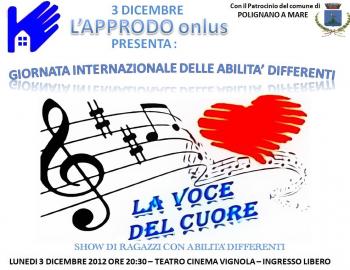 La Voce del Cuore, show di ragazzi con abilità differenti