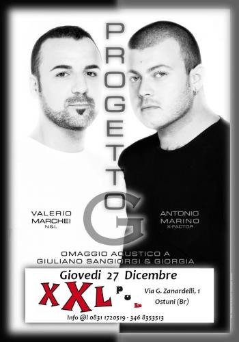 Progetto G - Omaggio a Giuliano Sangiorgi & Giorgia