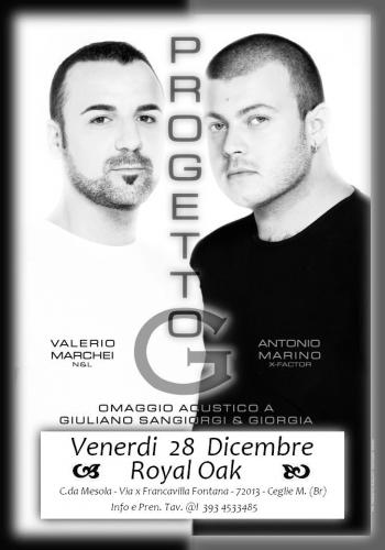 Progetto G - Omaggio a Giuliano Sangiorgi & Giorgia