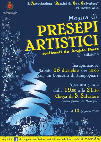 Mostra di presepi artistici realizzati da Angelo Pesce -  2 Edizione