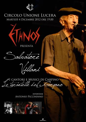 Presentazione del libro "I Cantori e Musici di Carpino" di Salvatore Villani
