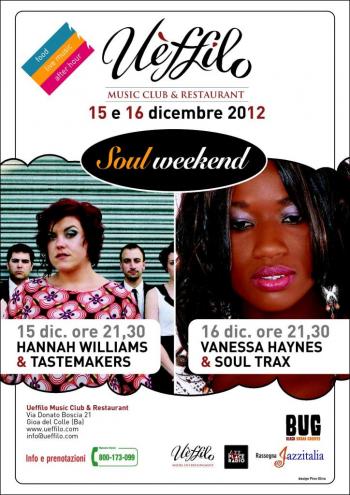 Un Soul Week End Con Hannah Williams E Vanessa Haynes
