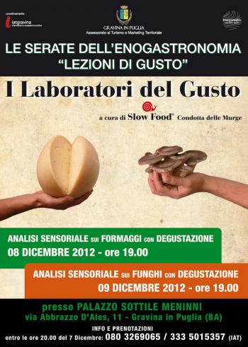 Serate Dell'enogastronomia - Laboratori Del Gusto