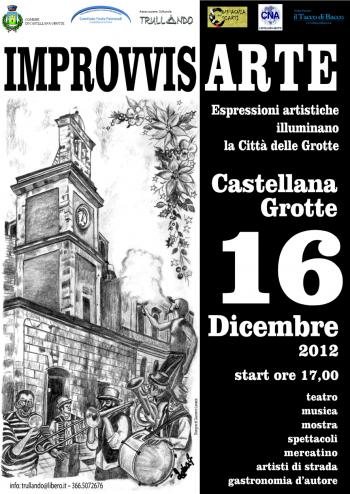 ImprovvisArte - espressioni artistiche illuminano la Città delle Grotte