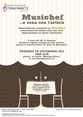 ANNULLATO - MusiChef - A cena con l'Artista