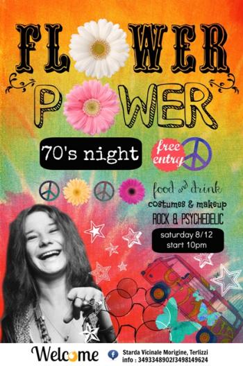 Flower Power 70's Night